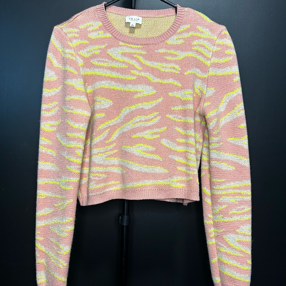 Le Lis Multicolor Knit Sweater